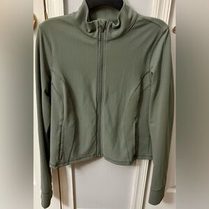 EUC 90 Degree By Reflex Sage Green Exercise Jacket - XL